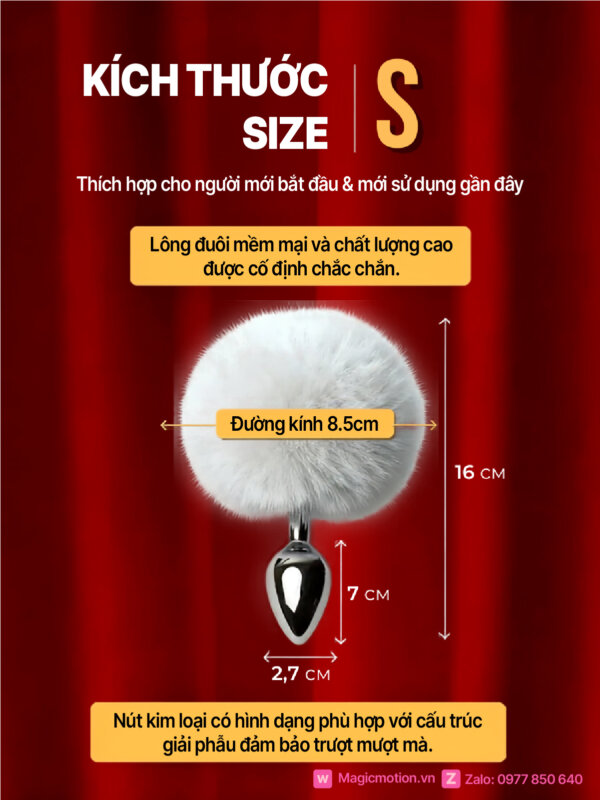 Butt plug đuôi thỏ