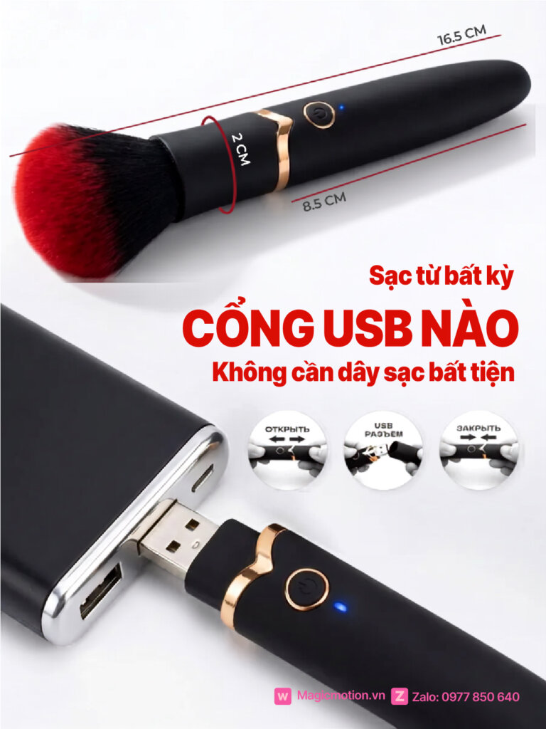 Sex toy rung ngụy trang sạc USB