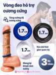 Vòng đeo dương vật silicon tăng cương cứng BASIC