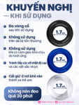 Vòng đeo dương vật silicon tăng cương cứng BASIC