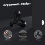 Vòng đeo dương vật silicon kép