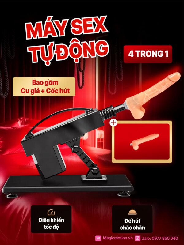 Máy sex tự động Machine Gun