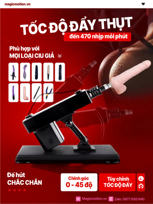Máy sex tự động Machine Gun