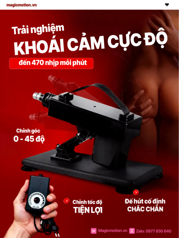 Máy sex tự động Machine Gun