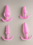 Bộ 4 Butt plug đen nhiều kiểu dáng