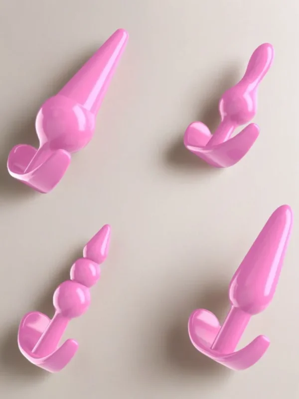 Bộ 4 Butt plug đen nhiều kiểu dáng