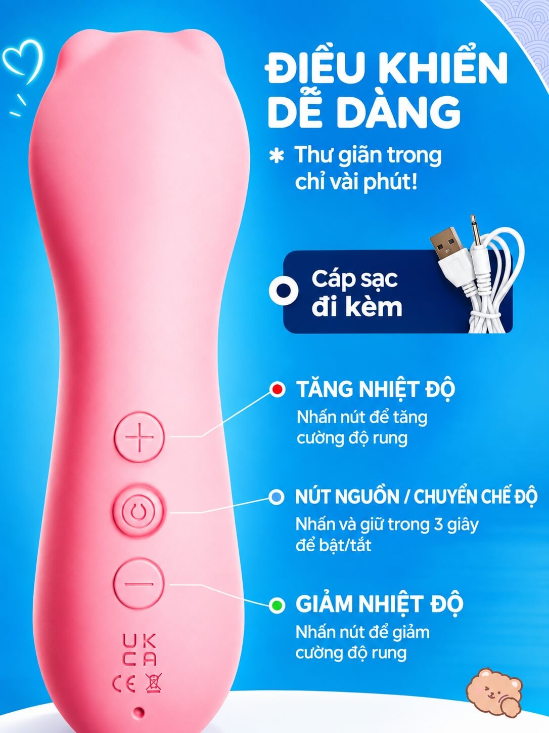 Cách dùng máy mút hạt le Bear