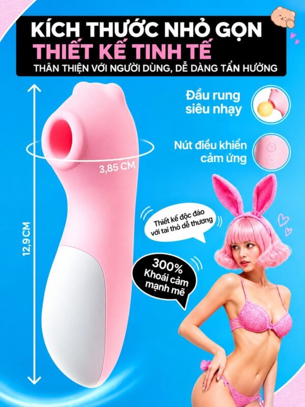 Sex toy mút hạt le Bear