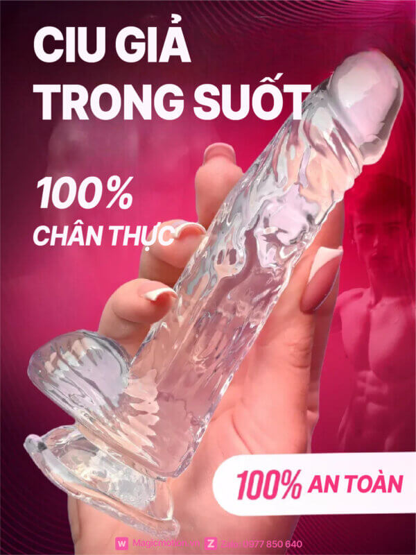 Dương vật giả trong suốt giá rẻ