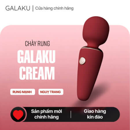 Chày rung Galaku Cream - Ngụy trang que kem, kiểu dáng dễ thương