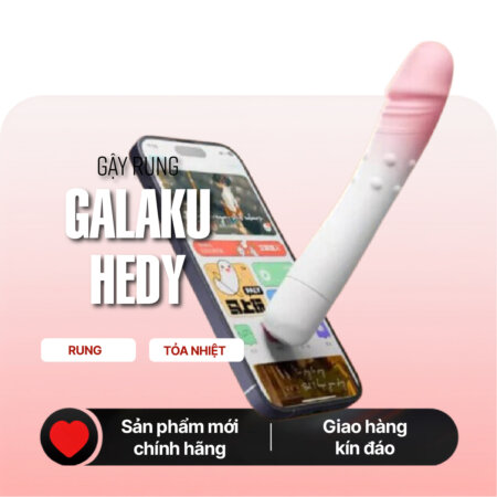 Gậy rung Galaku Hedy: nhỏ gọn, vừa tay, kích thích đúng chỗ