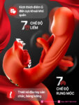 Sex toy đa năng 3 trong 1 liếm rung móc