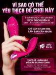 Sex toy rung thụt 2 đầu điều khiển từ xa bằng điện thoại Petal Duo