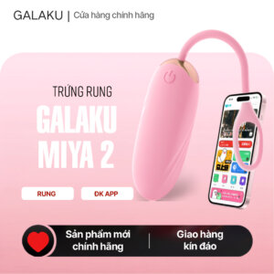 Trứng rung Galaku Miya 2 - nhỏ gọn, điều khiển qua app
