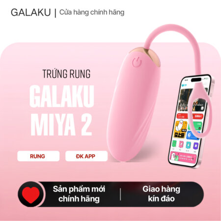 Trứng rung Galaku Miya 2 - nhỏ gọn, điều khiển qua app