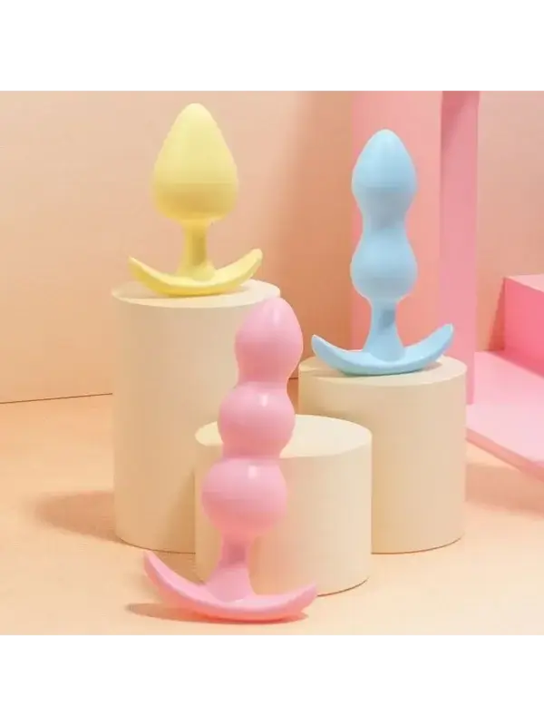 Bộ 3 butt plug MizzZee Jelly màu pastel đẹp mắt