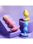 Bộ 3 butt plug MizzZee Jelly màu pastel đẹp mắt