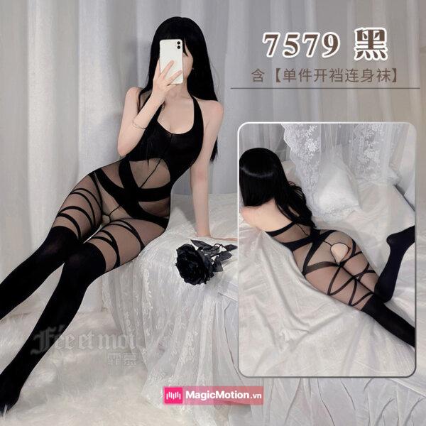 Bodystocking lưới hở đáy sexy (3 mẫu)