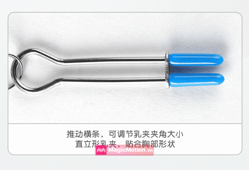 Combo butt plug đuôi cáo kẹp ti điều chỉnh