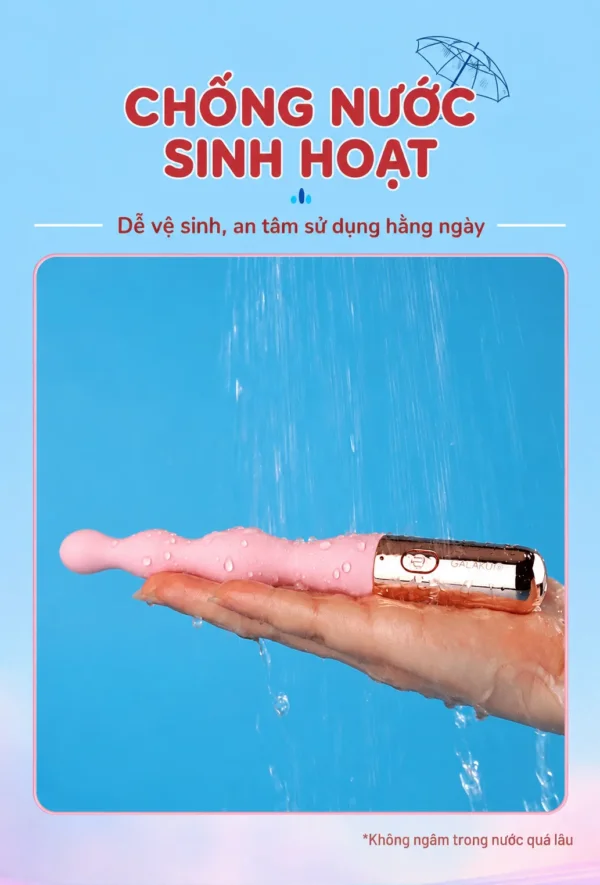 Gậy rung hậu môn Galaku Anal Bead chống nước sinh hoạt