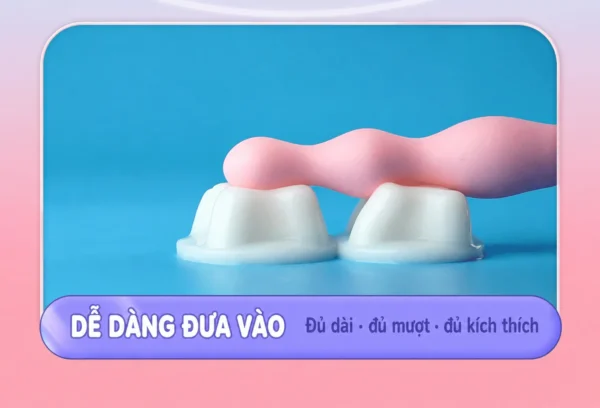 Gậy rung hậu môn Galaku Anal Bead dễ dàng đưa vào, đủ dài đủ kích thích