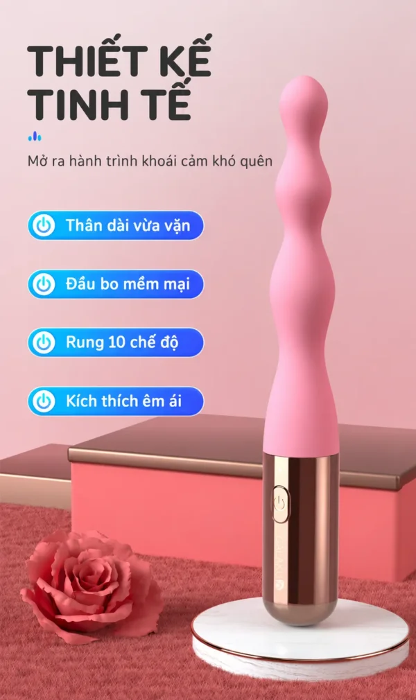 Gậy rung hậu môn Galaku Anal Bead thiết kế tinh tế