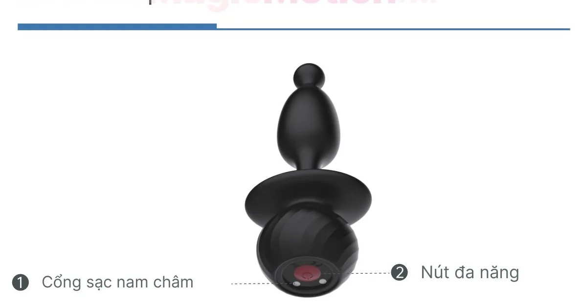 Cấu tạo Magic Bunny: nút đa năng, cổng sạc nam châm