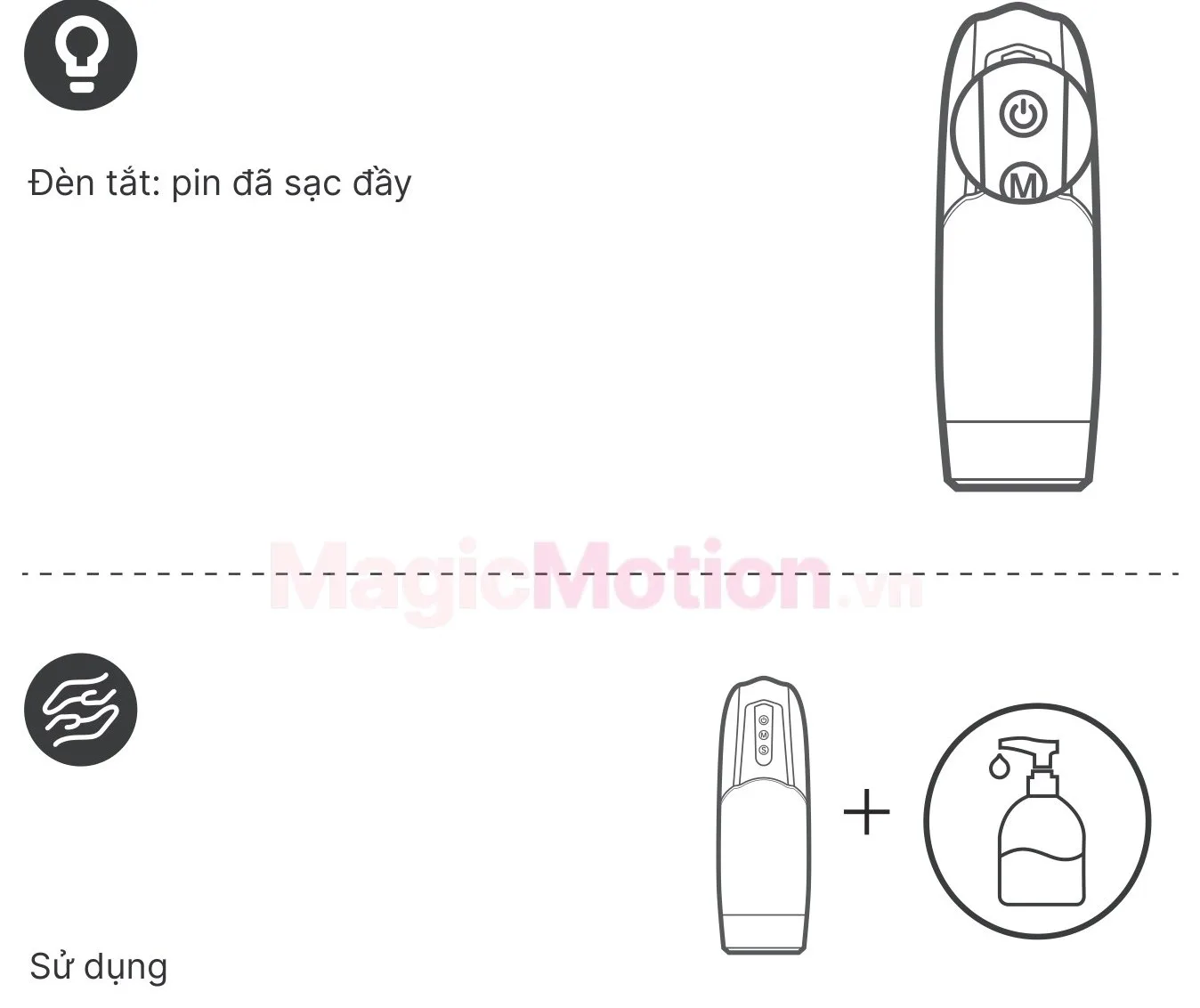 Cách sử dụng cốc thủ dâm Xone