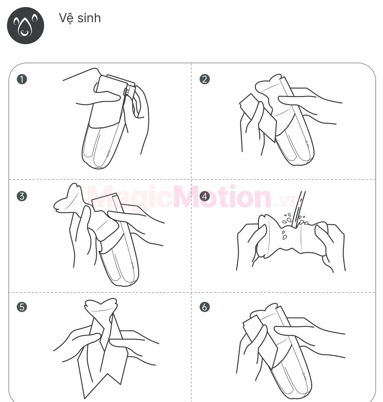 Cách tháo và vệ sinh cốc thủ dâm Xone
