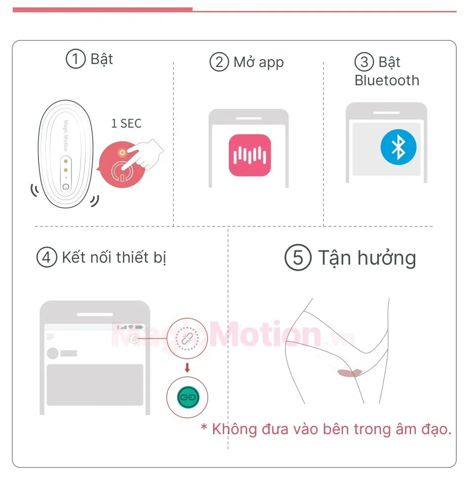 Các bước kết nối Magic Nyx với app Magic Motion