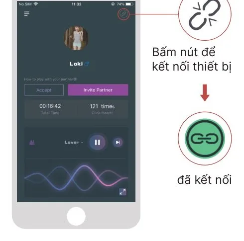 Kết nối Magic Lotos với app Whats Sense