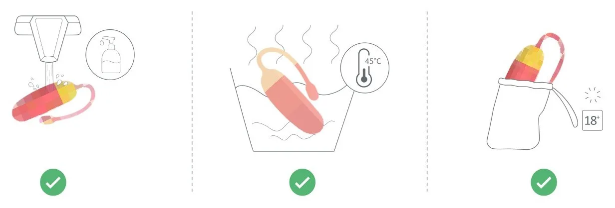 Vệ sinh và bảo quản trứng rung Magic Vini