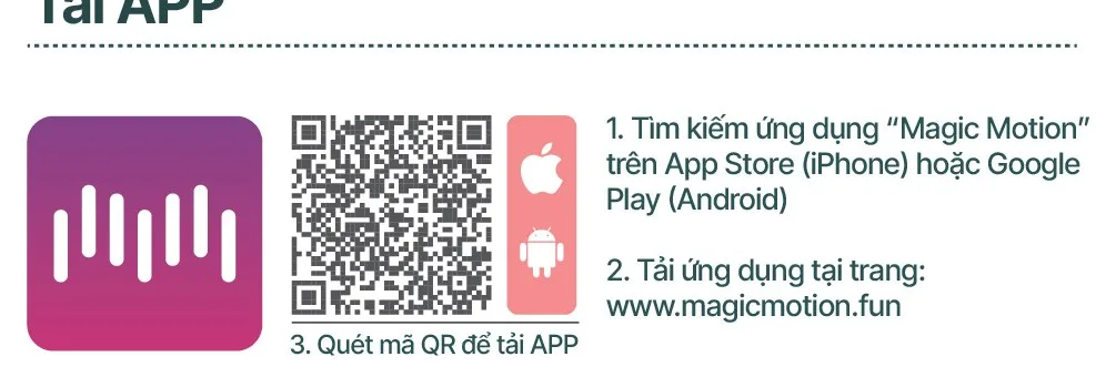 Tải app Magic Motion cho vòng rung Dante