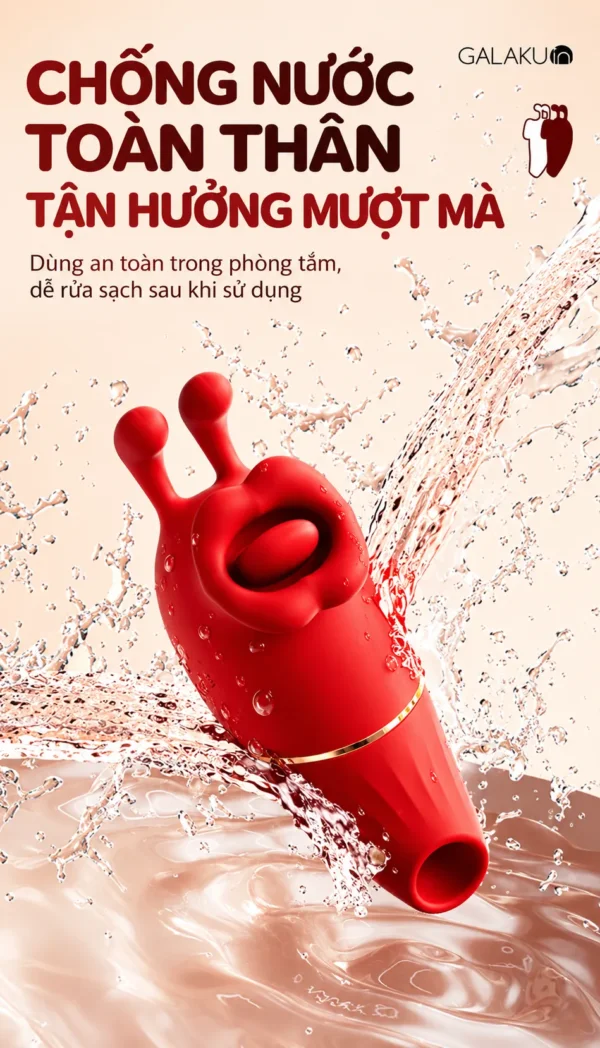 Sex toy liếm mút Galaku Little Bees chống nước, dùng được trong phòng tắm