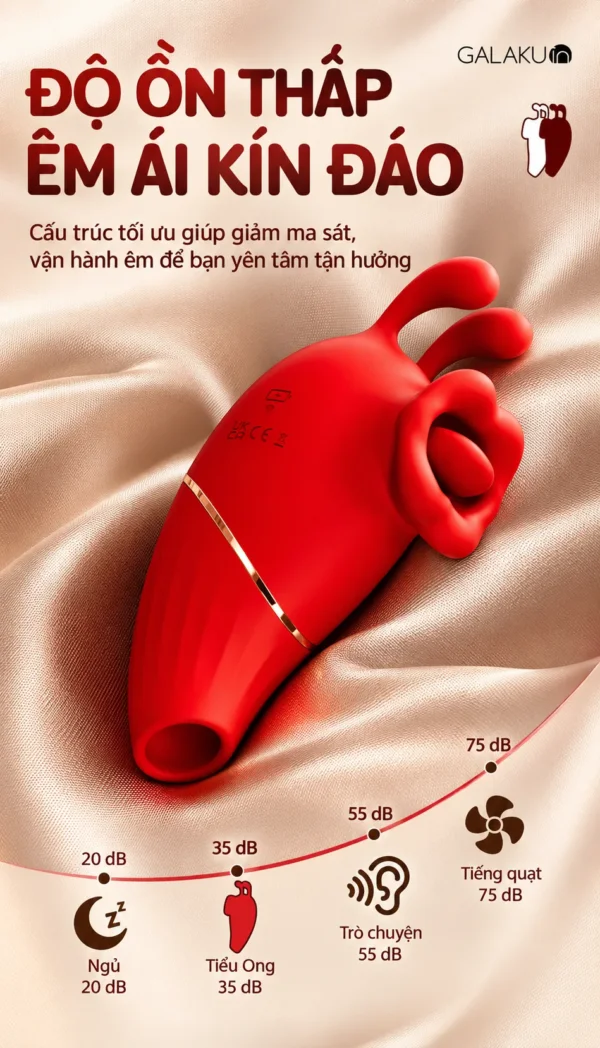 Galaku Little Bees vận hành êm khoảng 35dB