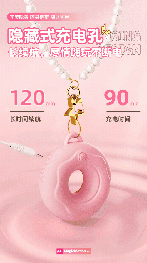 Cổng sạc ẩn của Galaku Donut