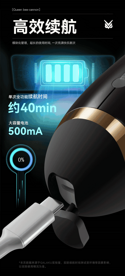 Pin 500 mAh của Galaku Queen Bee