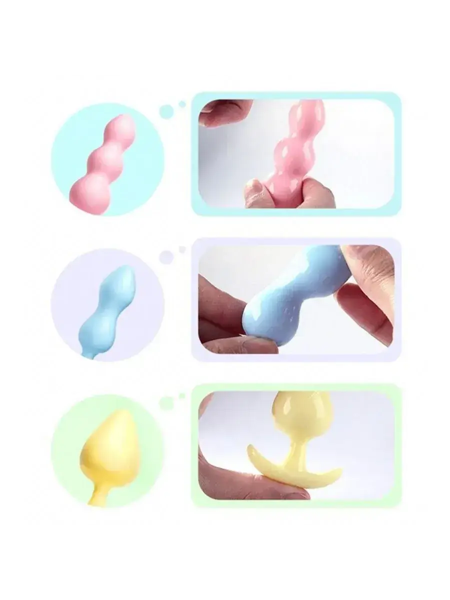 3 Kiểu thiết kế butt plug khác nhau